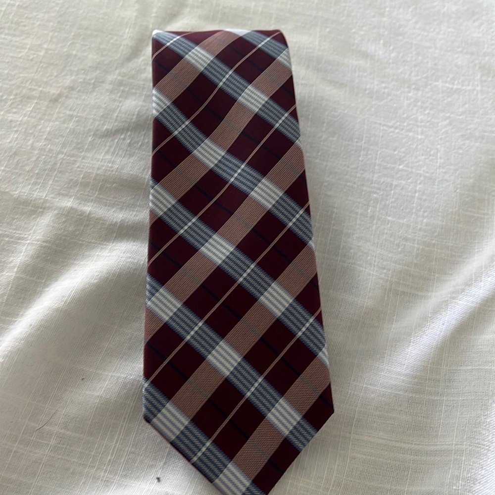 Tommy Hilfiger Striped 2 Tone Silk Tie